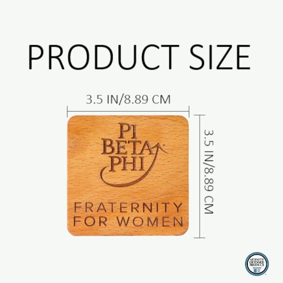 Pi Beta Phi (Set of 4 Coasters) - Picture 4 of 4